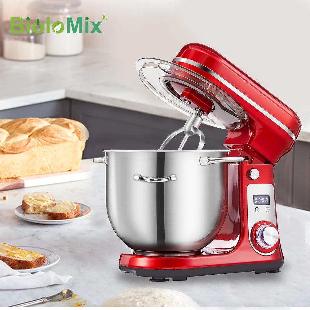 BioloMix 1200W 6L Stand Mixer With Tilt Head
