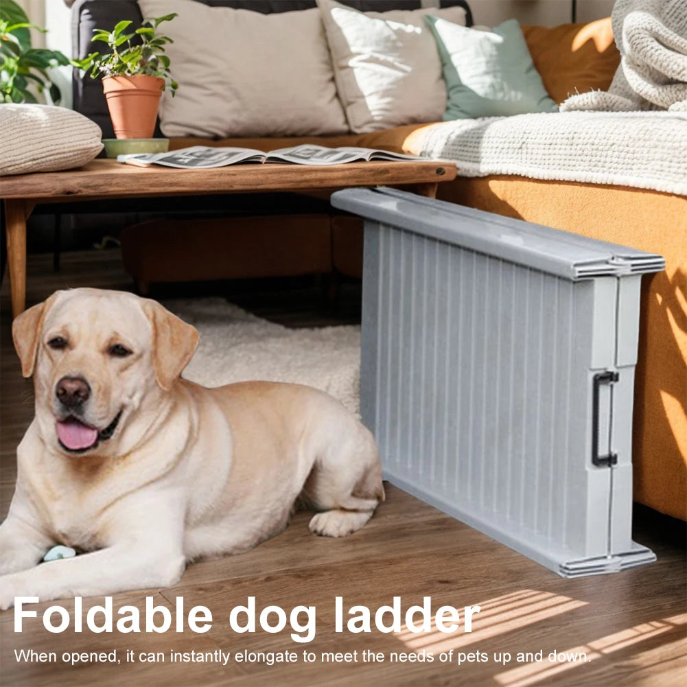 Folding Portable Dog Ramp For Cars Non Slip Rug Surface