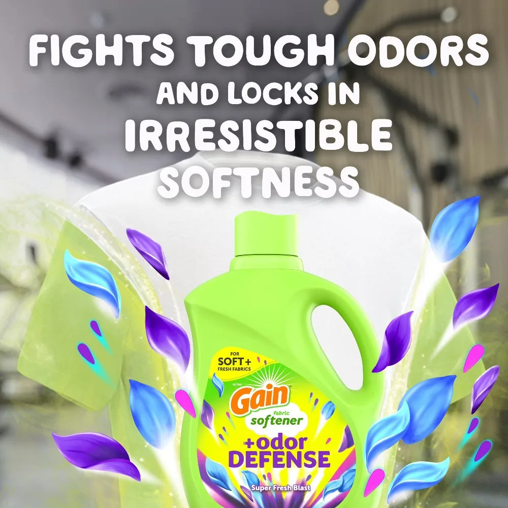 Liquid Fabric Softener Freshness Odor Elimination