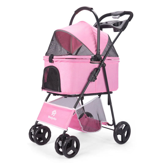 3 In 1 Pet Stroller With Removable Carrier