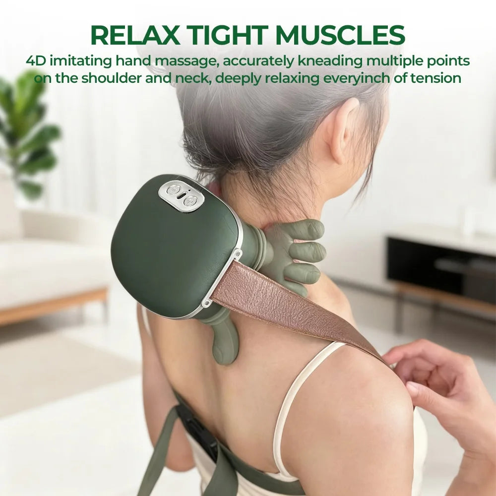 Foreverlily Bionic Finger Neck Shoulder Massager