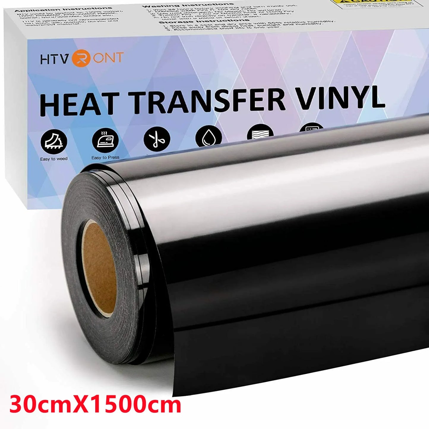 HTVRONT Heat Transfer Vinyl Roll for T Shirts and Crafts