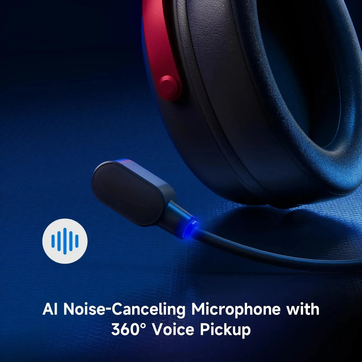 MCHOSE V9 Pro Wireless Gaming Headset Noise Canceling Mic