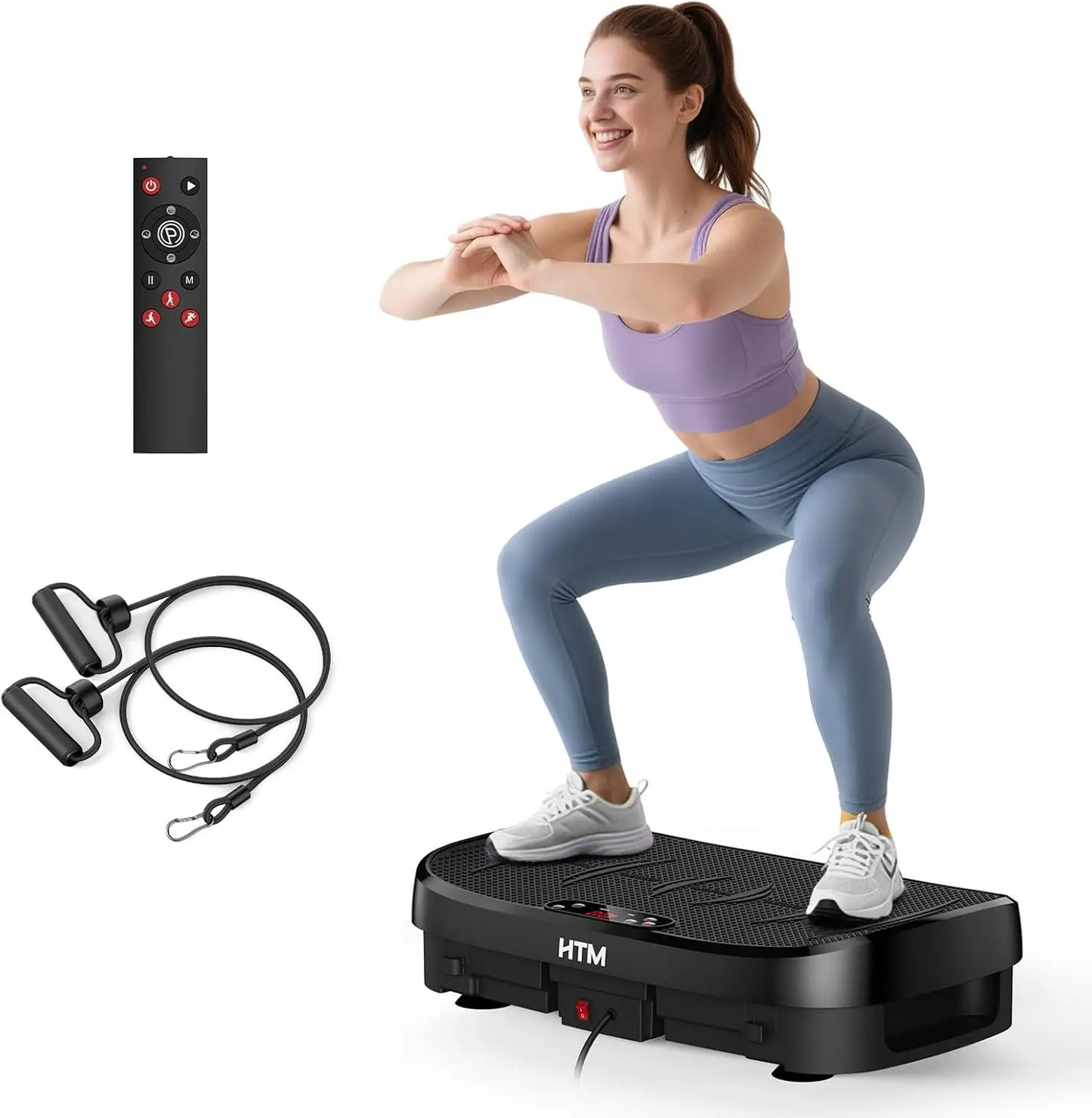 HTM Vibration Plate Bluetooth Full Body Workout