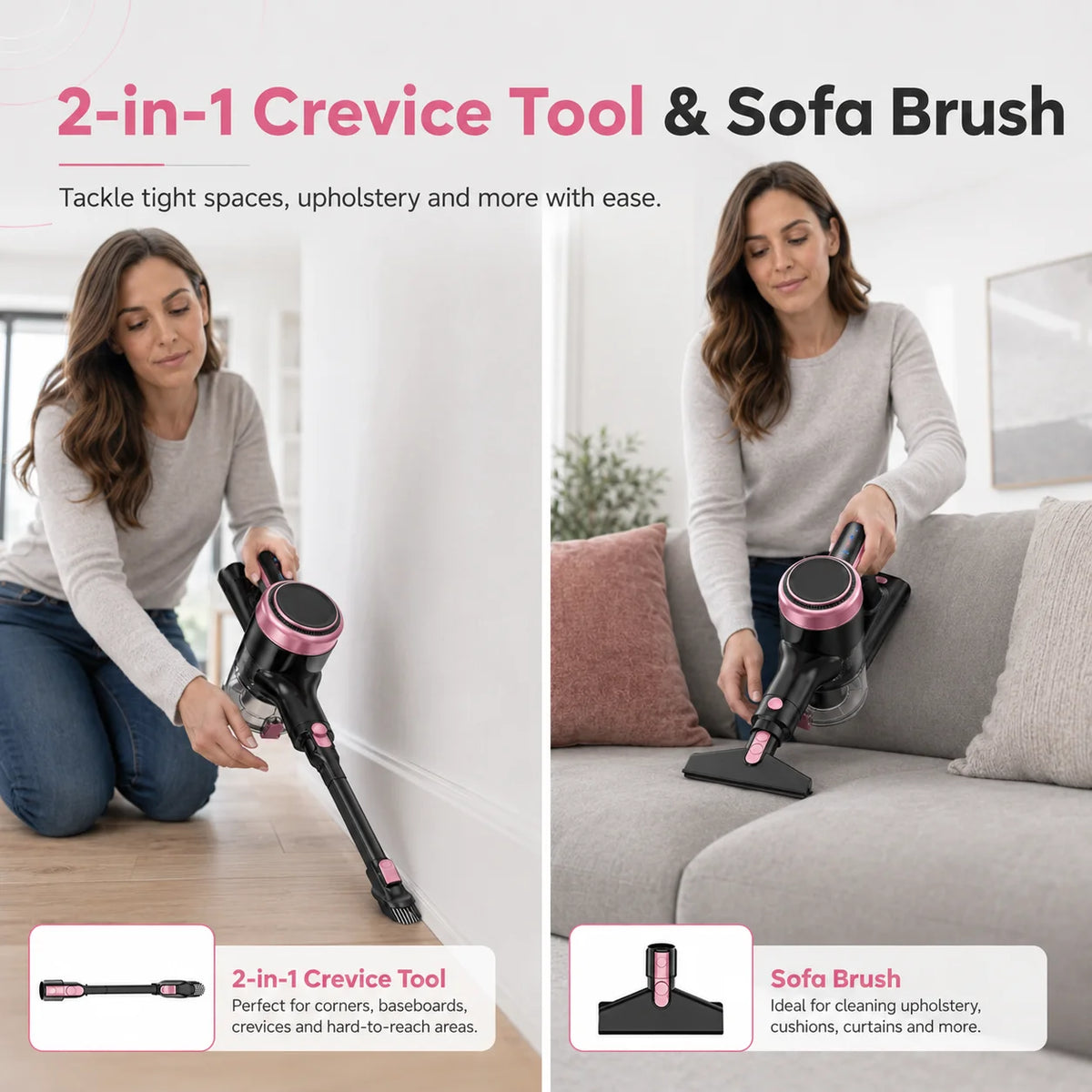 Suxiangvac Cordless Stick Vacuum Cleaner For Home And Pet