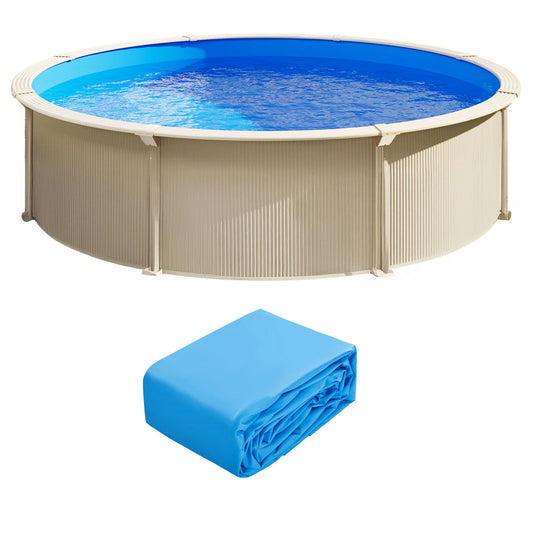 SucceBuy Round Pool Liner Standard Gauge Vinyl Replacement