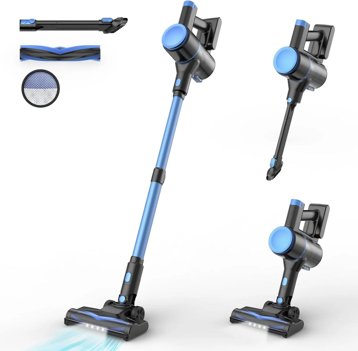 Vastorm Lightweight Cordless Stick Vacuum With HEPA Filter
