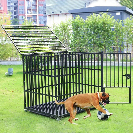 Bingopaw Heavy Duty Metal Dog Crate With Locks