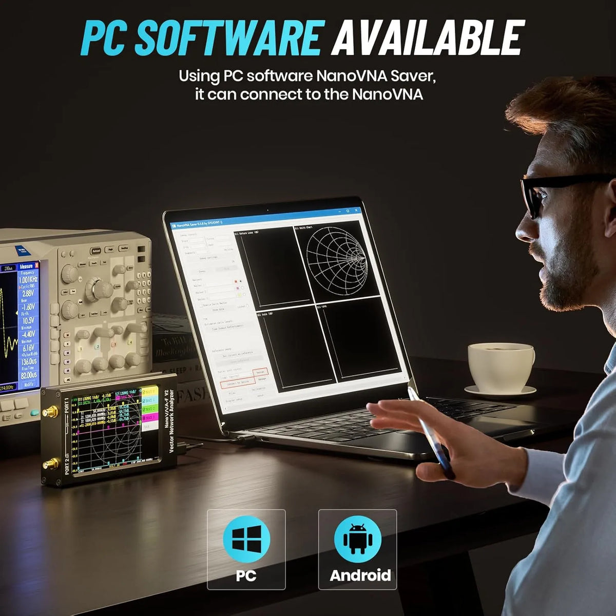 SeeSii NanoVNA-F V2 Vector Network Analyzer