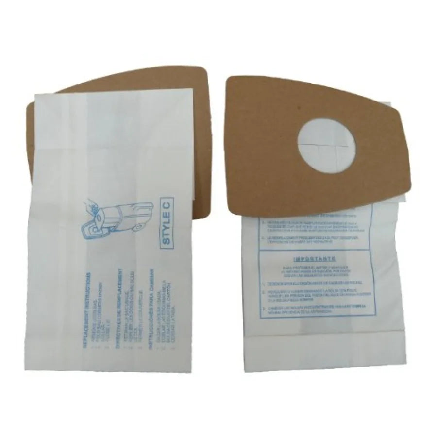 Dust Bags for Type C Vacuum Canisters 3 Pack