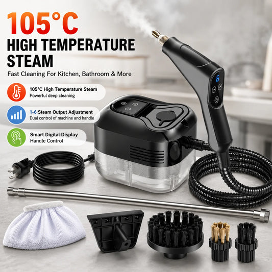 Handheld High Pressure Steam Cleaner With Smart Control