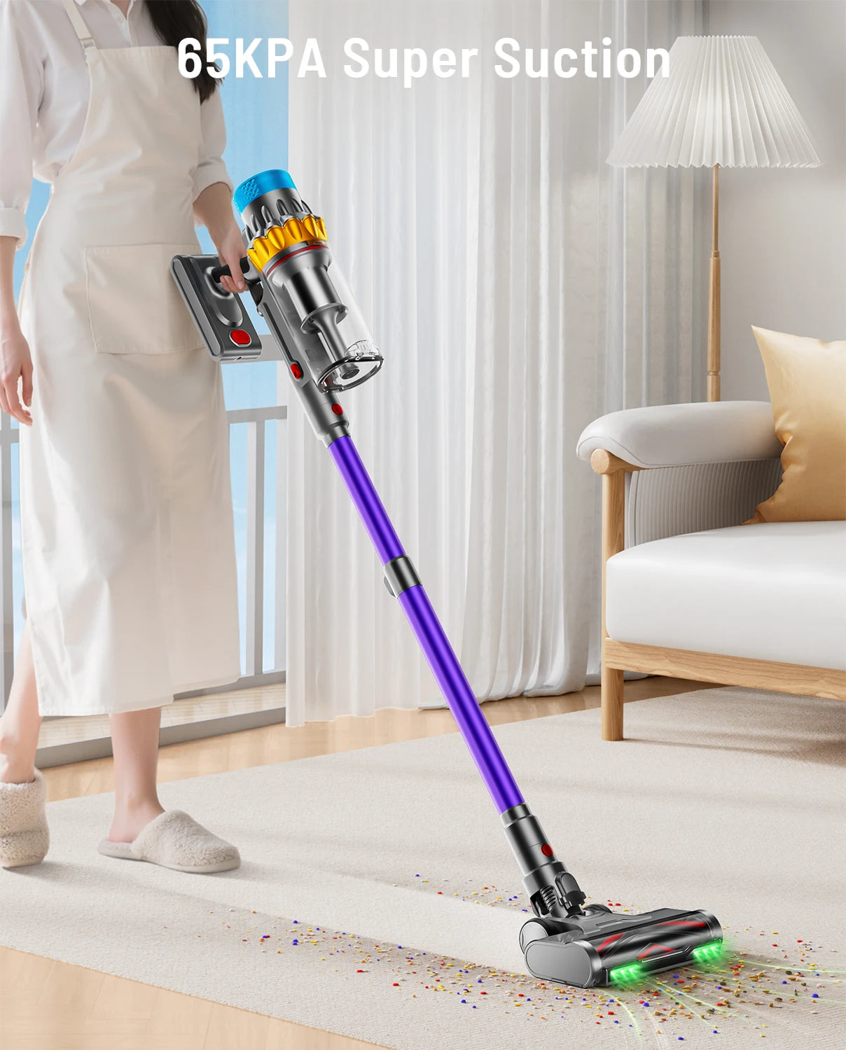 VAKERR X15 Pro Cordless Vacuum Cleaner 65KPa 650W