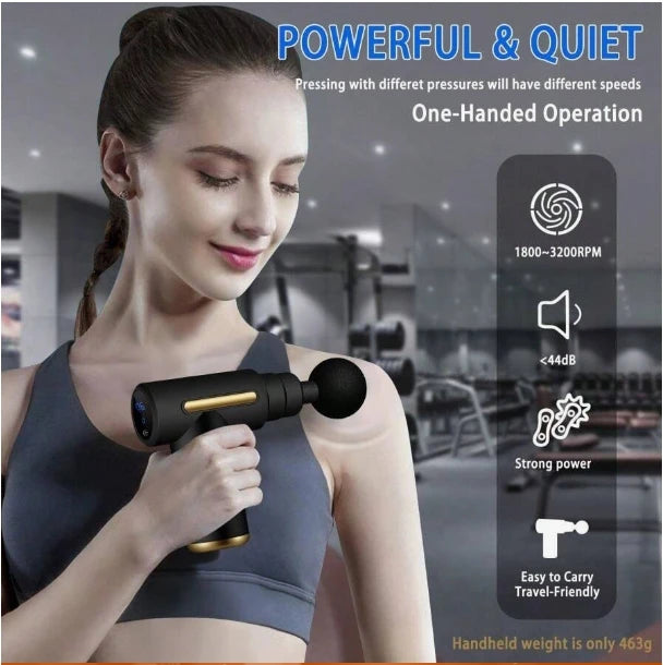 Ultra Compact Percussion Massager Gun For Deep Tissue Relief