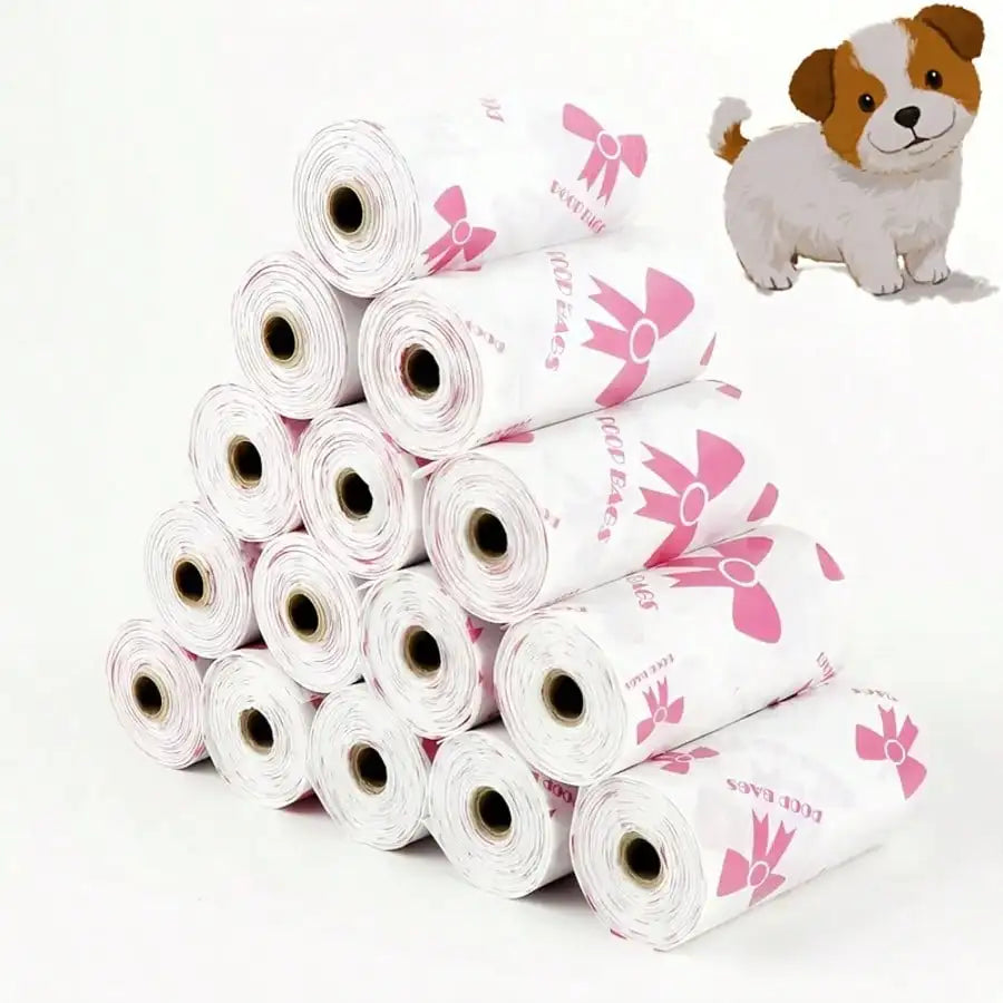 Super Thick Dog Poop Bags Leak Proof Polyethylene 180 Count