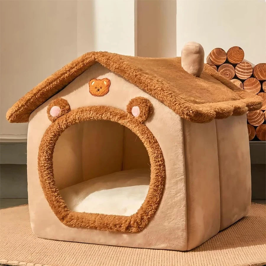 Foldable Pet House For Small Dogs And Cats Bed Cave