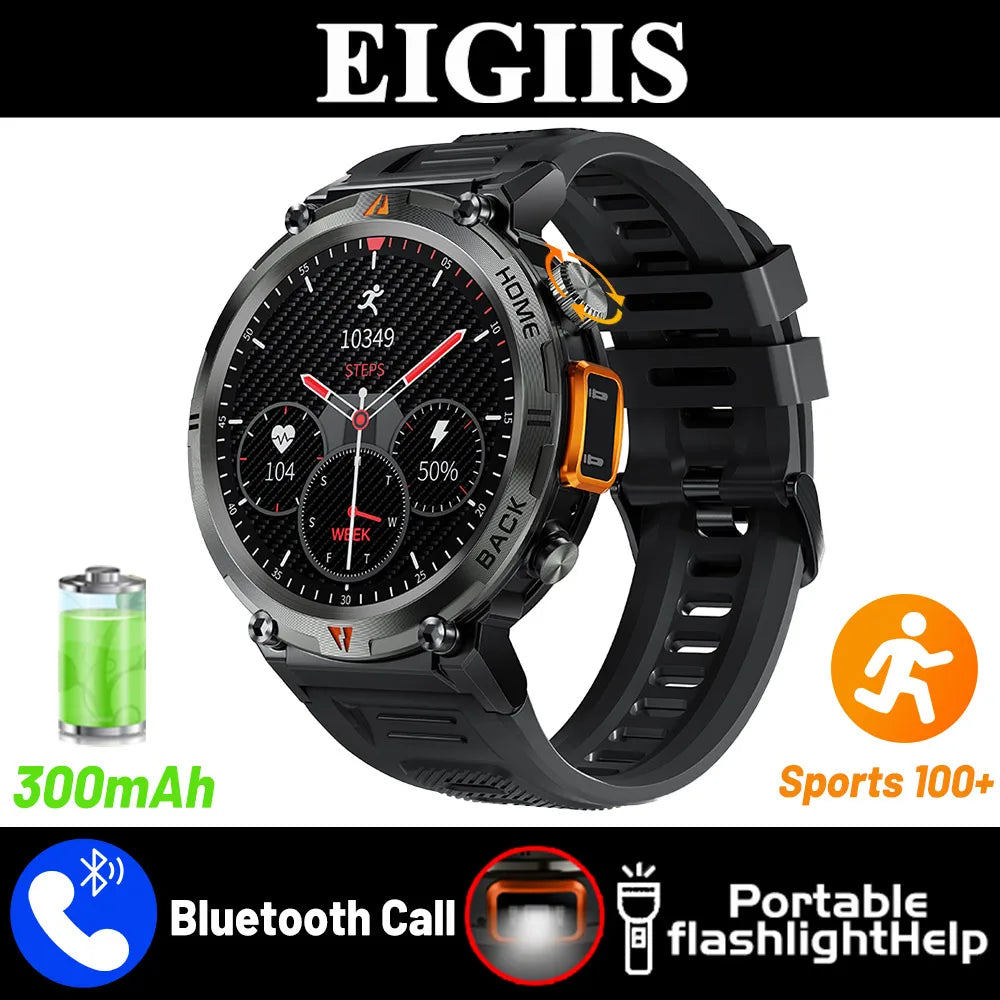 EIGIIS KE3 Bluetooth Call Smartwatch Heart Rate Monitor