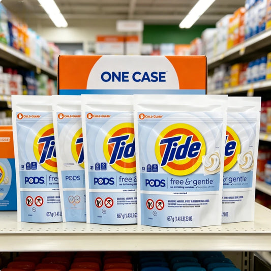 Large-capacity household Hypoallergenic Unscented Laundry Detergent Soap Pacs Free and Gentle for Sensitive Skin