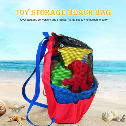Shunmaii Beach Mesh Storage Bag For Kids Sand Toys