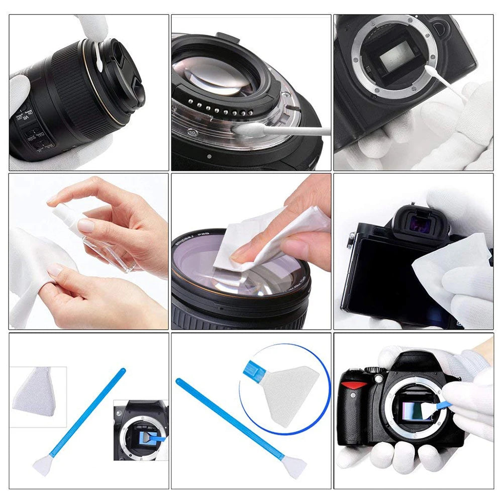 APWIKOGER DSLR Lens Cleaner Kit 47Pcs Sensor Cleaning