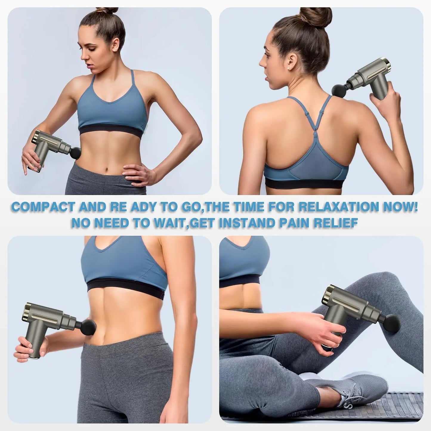 Ultra Compact Percussion Massager Gun For Deep Tissue Relief