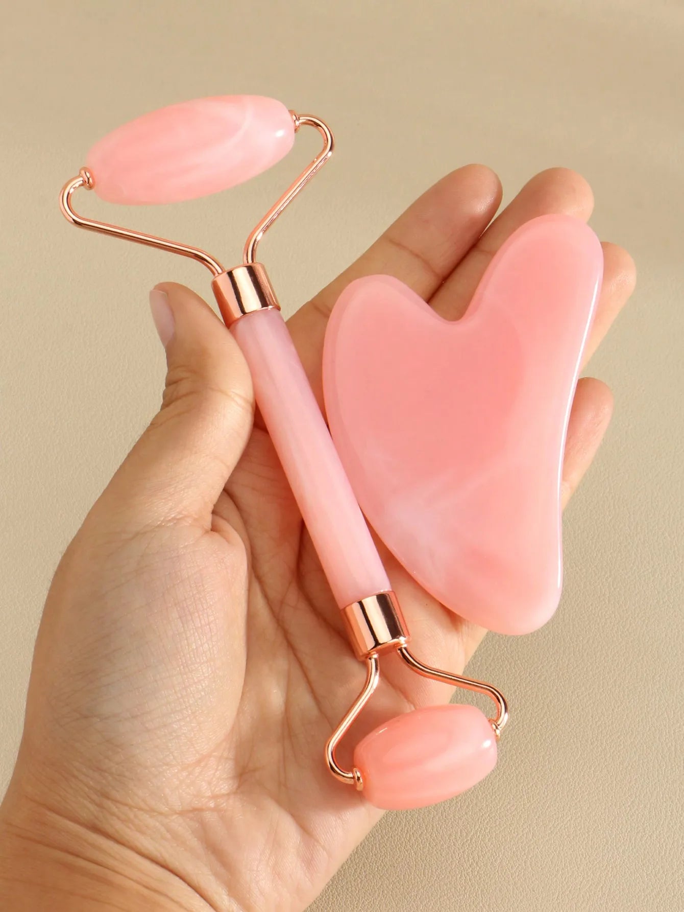 Facial Massage Scraping Beauty Tool Kit 3-Piece Set