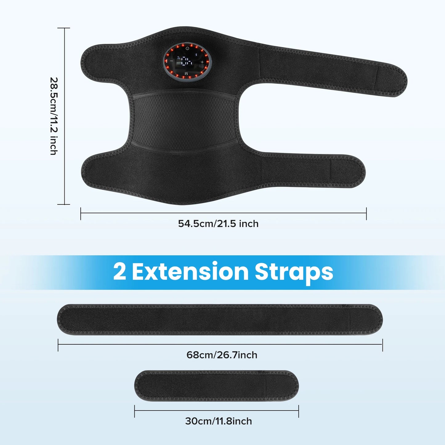 hailicare 3-In-1 Knee Massager With 5-Level Vibration