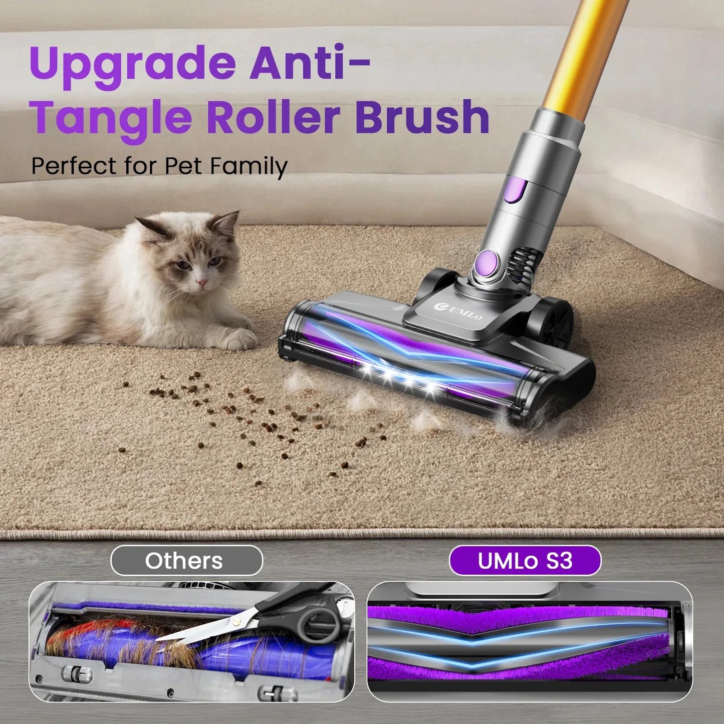 INSE S3P Cordless Vacuum Cleaner 45Kpa With LED Display