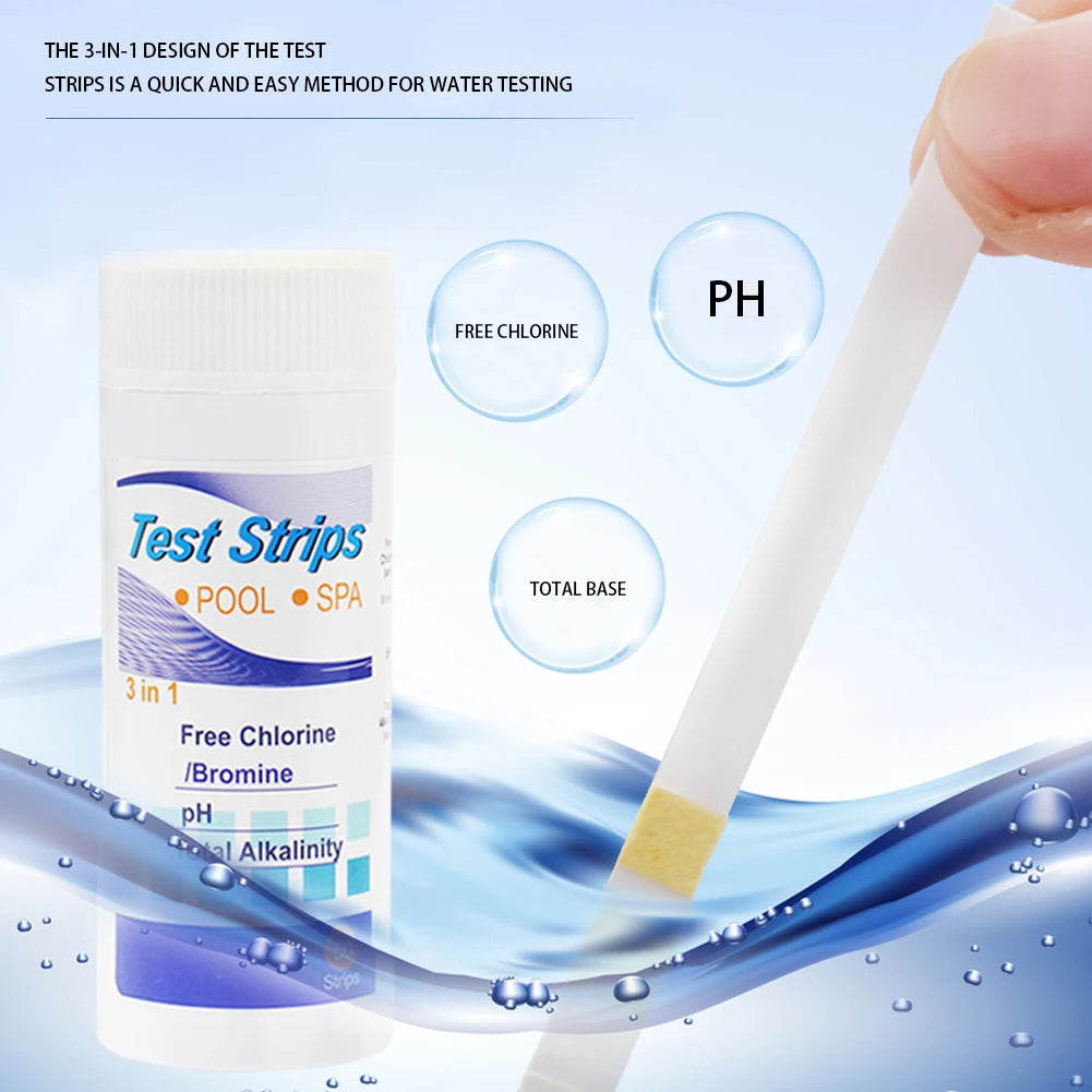 ALLOYSEED PH Test Strips 7 In 1 Pool Aquarium