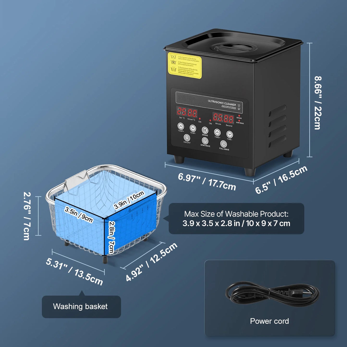 SucceBuy Ultrasonic Cleaner For Home Dishwashing