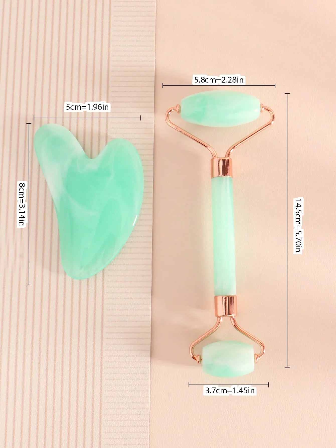 Facial Massage Scraping Beauty Tool Kit 3-Piece Set