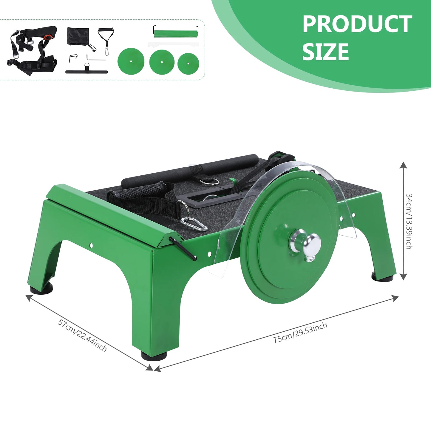 Flywheel Trainer With Adjustable Strap For Home And Travel
