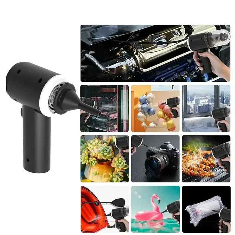 Wireless Car Vacuum Cleaner 9000Pa USB Charging 1200mAh