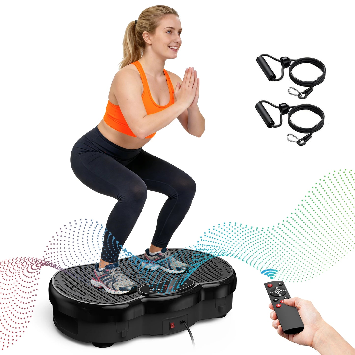 Vibration Plate Machine With Bluetooth Calorie Tracking