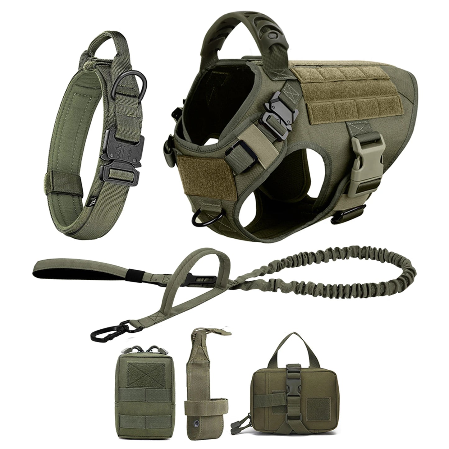 Dog Harness And Leash Set For Training Walks