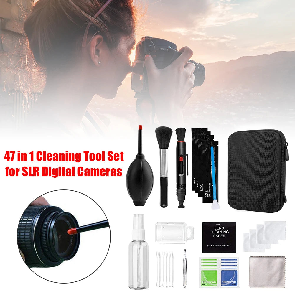 APWIKOGER DSLR Lens Cleaner Kit 47Pcs Sensor Cleaning