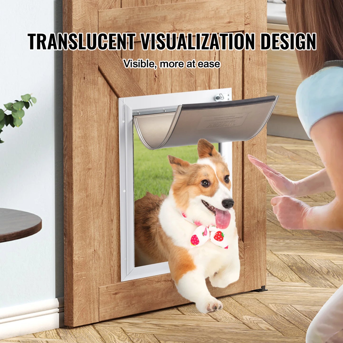 SucceBuy Pet Door Replacement Flap With Magnetic Strip