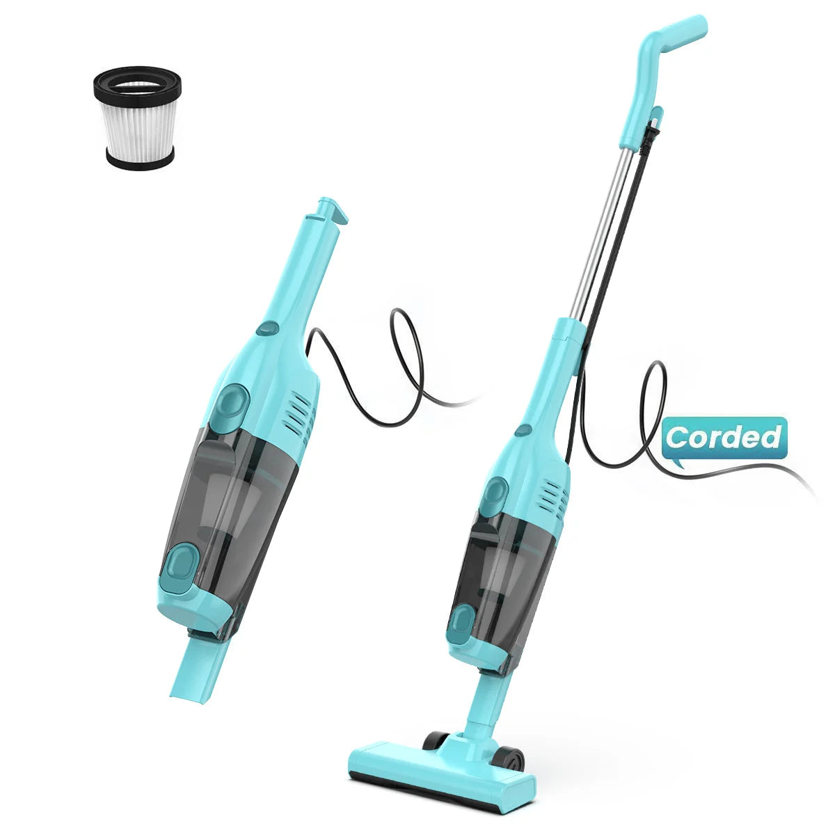 INSE Corded Vacuum Cleaner Handheld R7 R6X R3S 600W 3in1