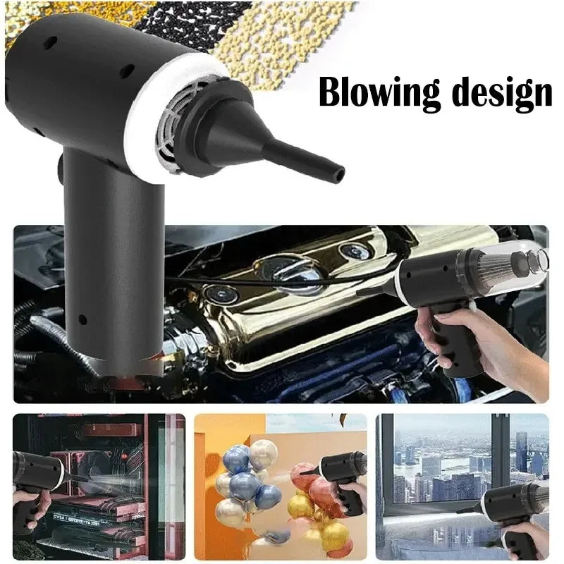 Wireless Car Vacuum Cleaner 9000Pa USB Charging 1200mAh