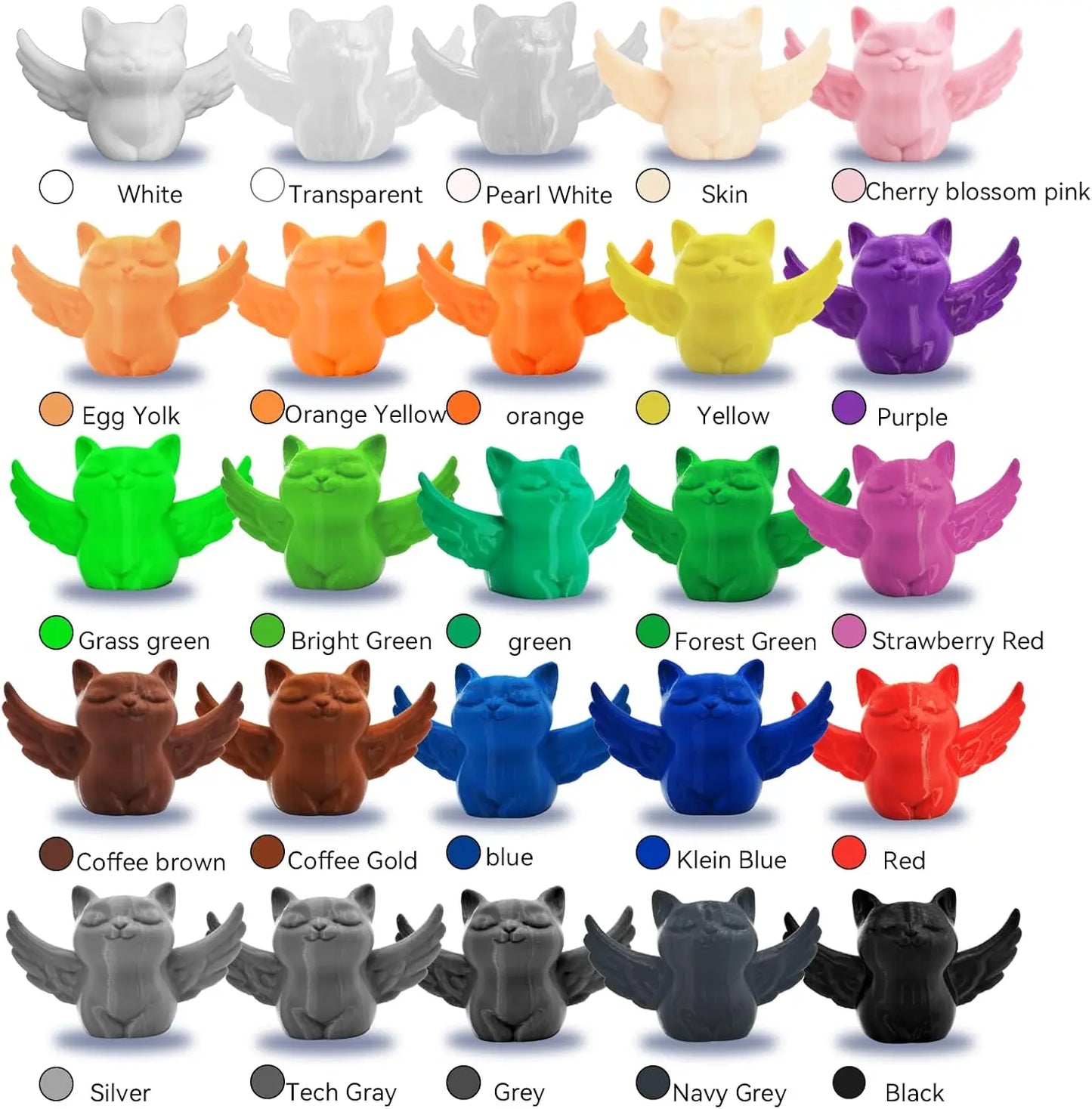 PETG Filament Bundle Multicolor Collection