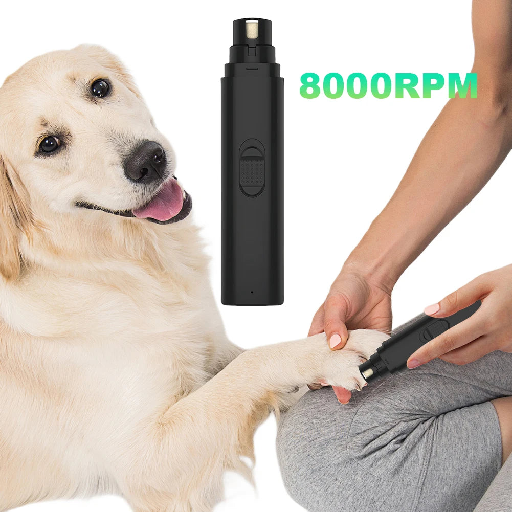 APWIKOGER Electric Pet Nail Grinder Painless Grooming