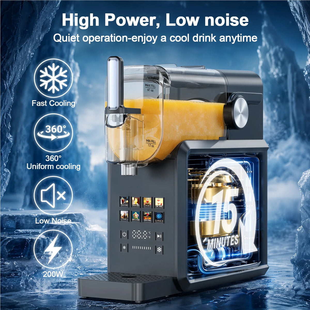 Automatic Slushie Maker For Frozen Drinks