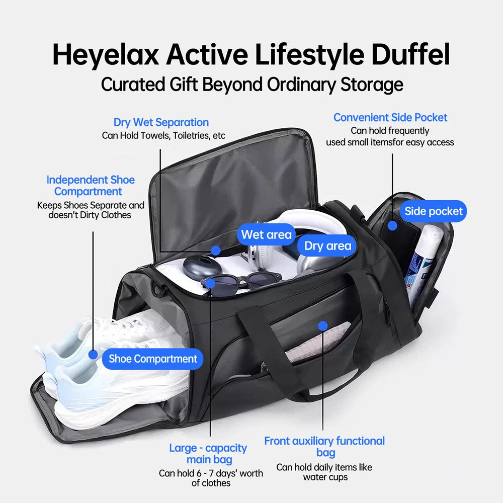 Heyelax Leg Compression Massager For Muscle Recovery