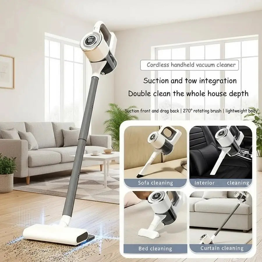 XMSJ Cordless Handheld Vacuum With Mop 3 In 1
