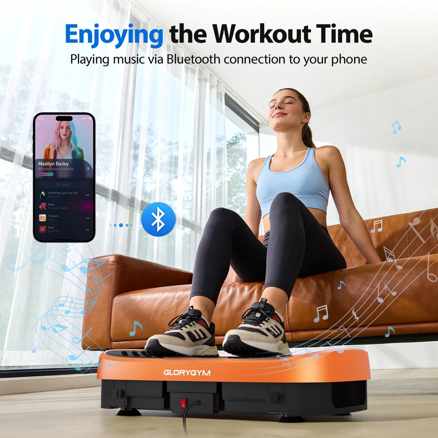 Vibration Plate Fat Burning Machine 330 Pound Capacity