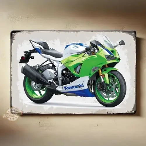 Motorcycle Metal Poster Aluminum Collectible Sign