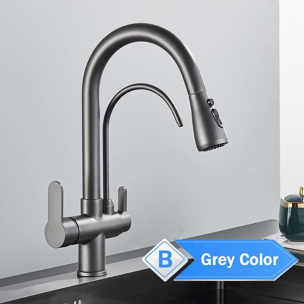 Rozin Purification Kitchen Faucet With Pullout Water Filter