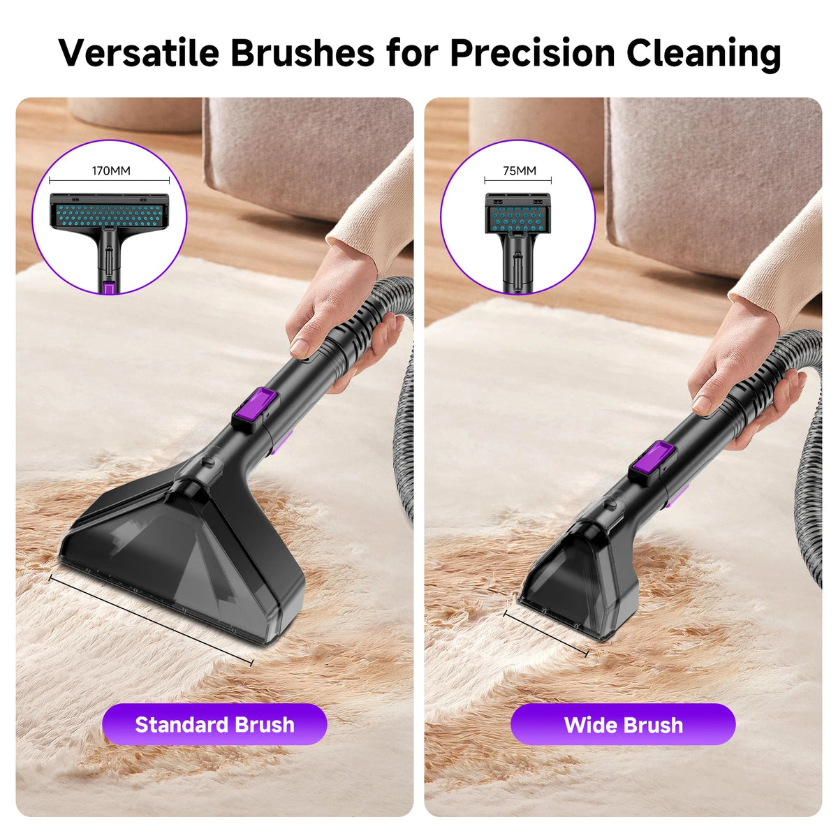 Honki 530W Handheld Wet Dry Carpet And Upholstery Cleaner