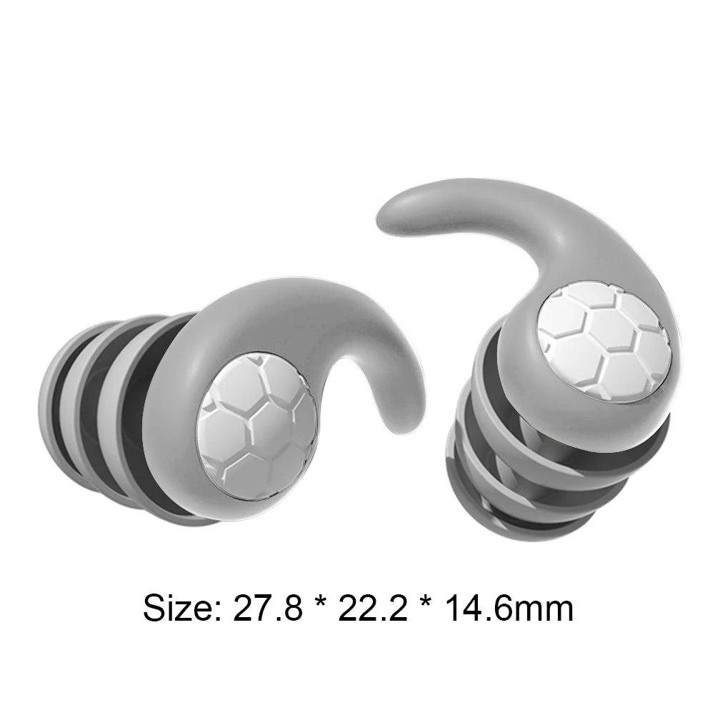 RZAHUAHU Silicone Earplugs Waterproof For Sleep And Swim
