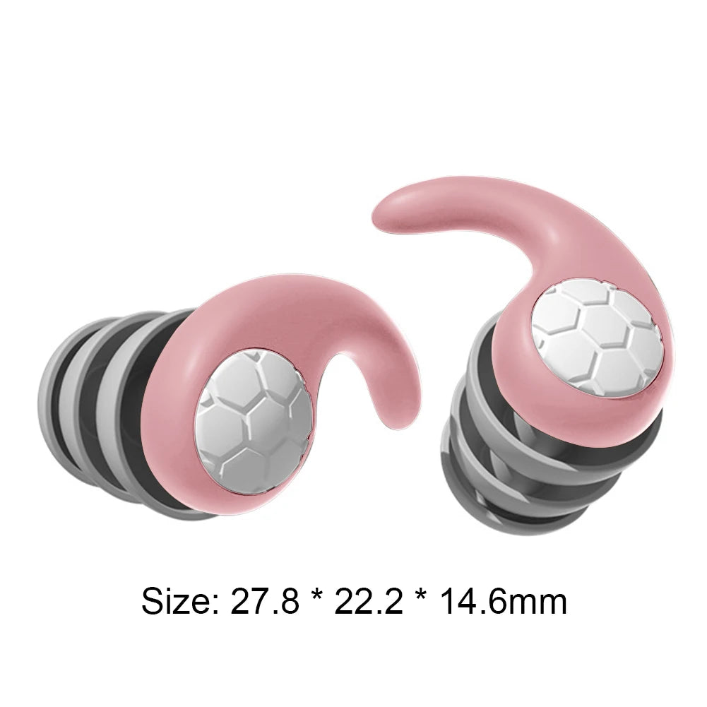 RZAHUAHU Silicone Earplugs Waterproof For Sleep And Swim