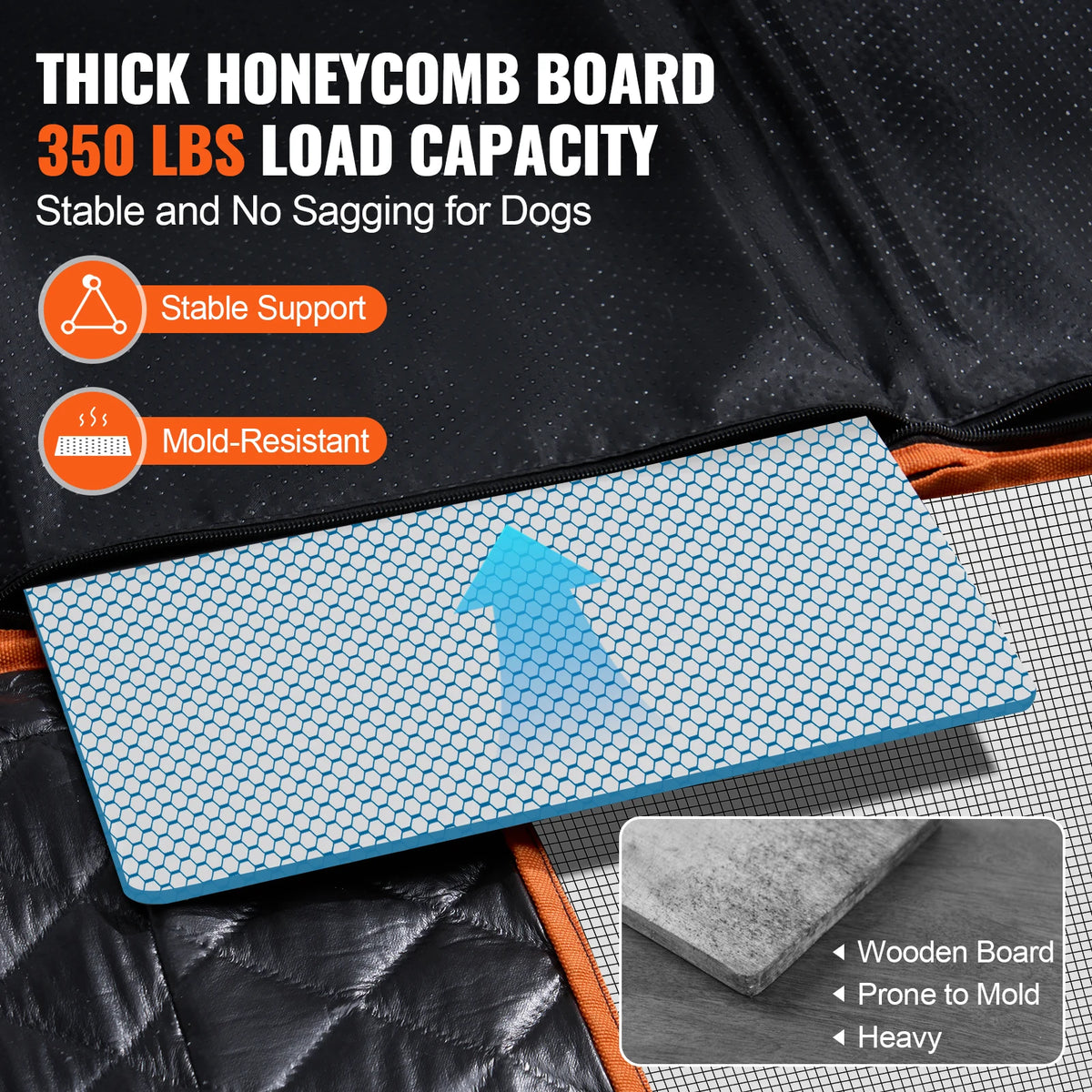 SucceBuy Back Seat Dog Extender With Mesh Window
